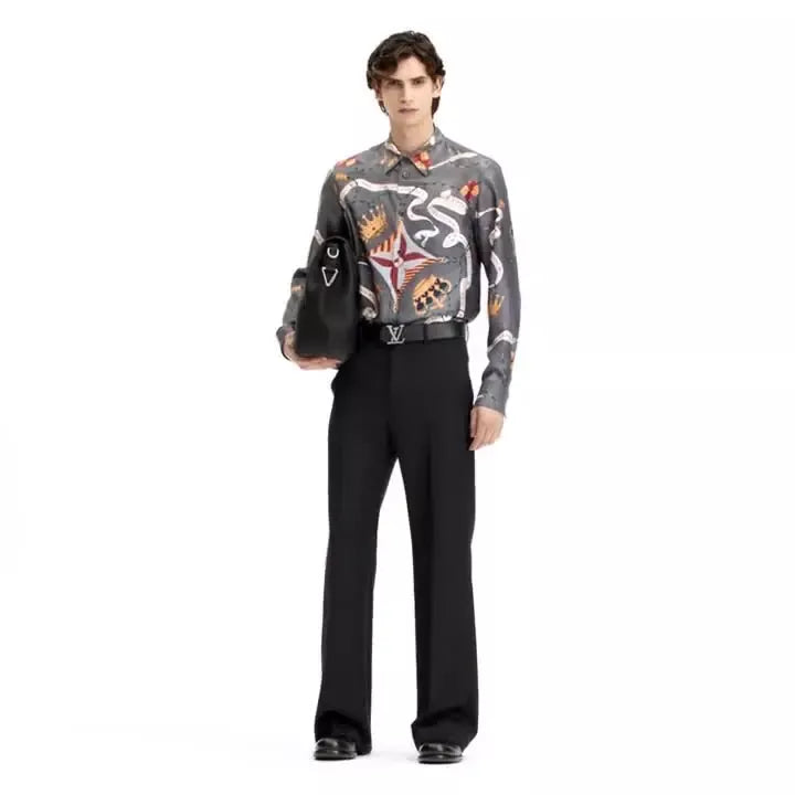 Printed Silk Shirt