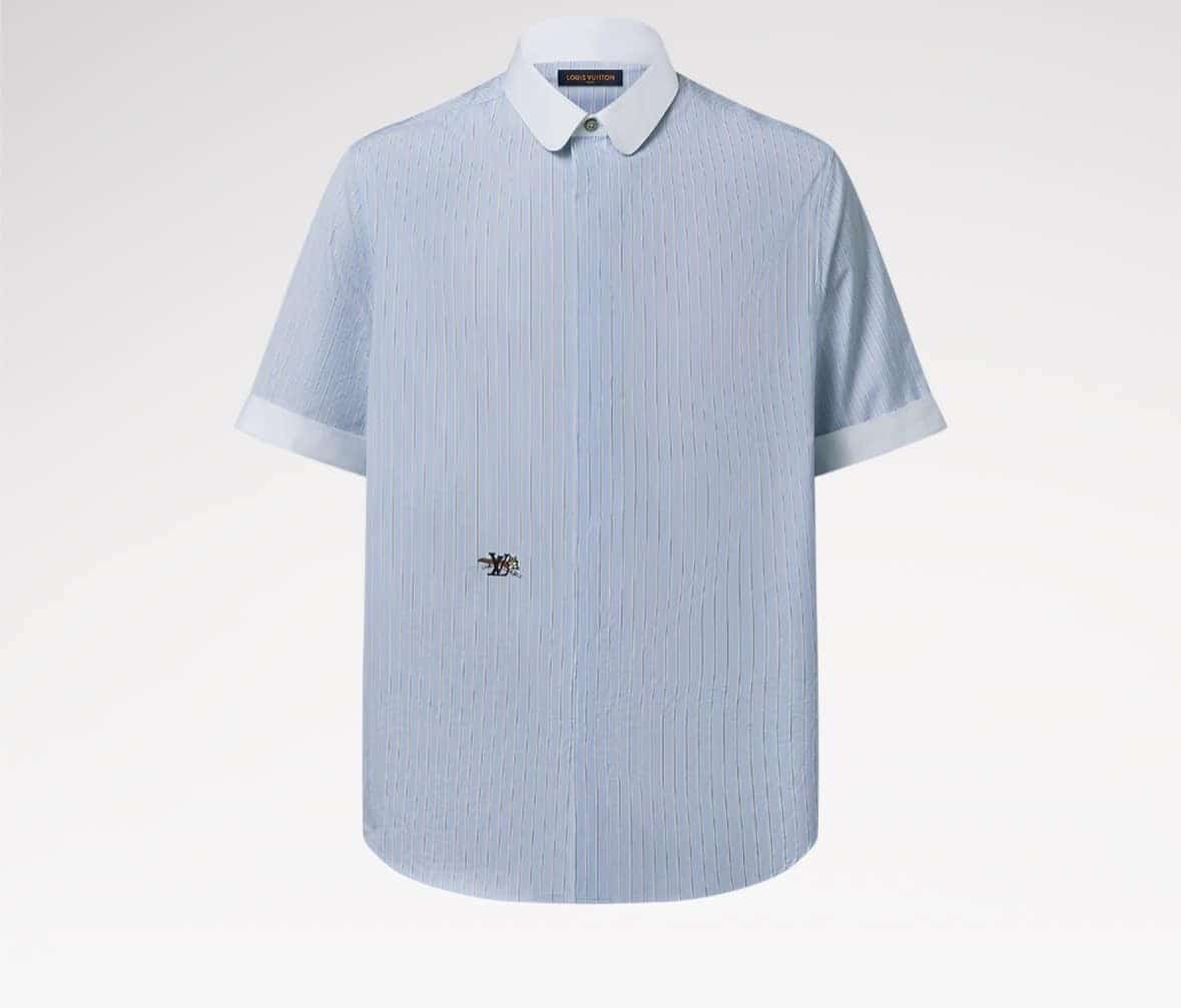 Striped Short-Sleeved Shirt