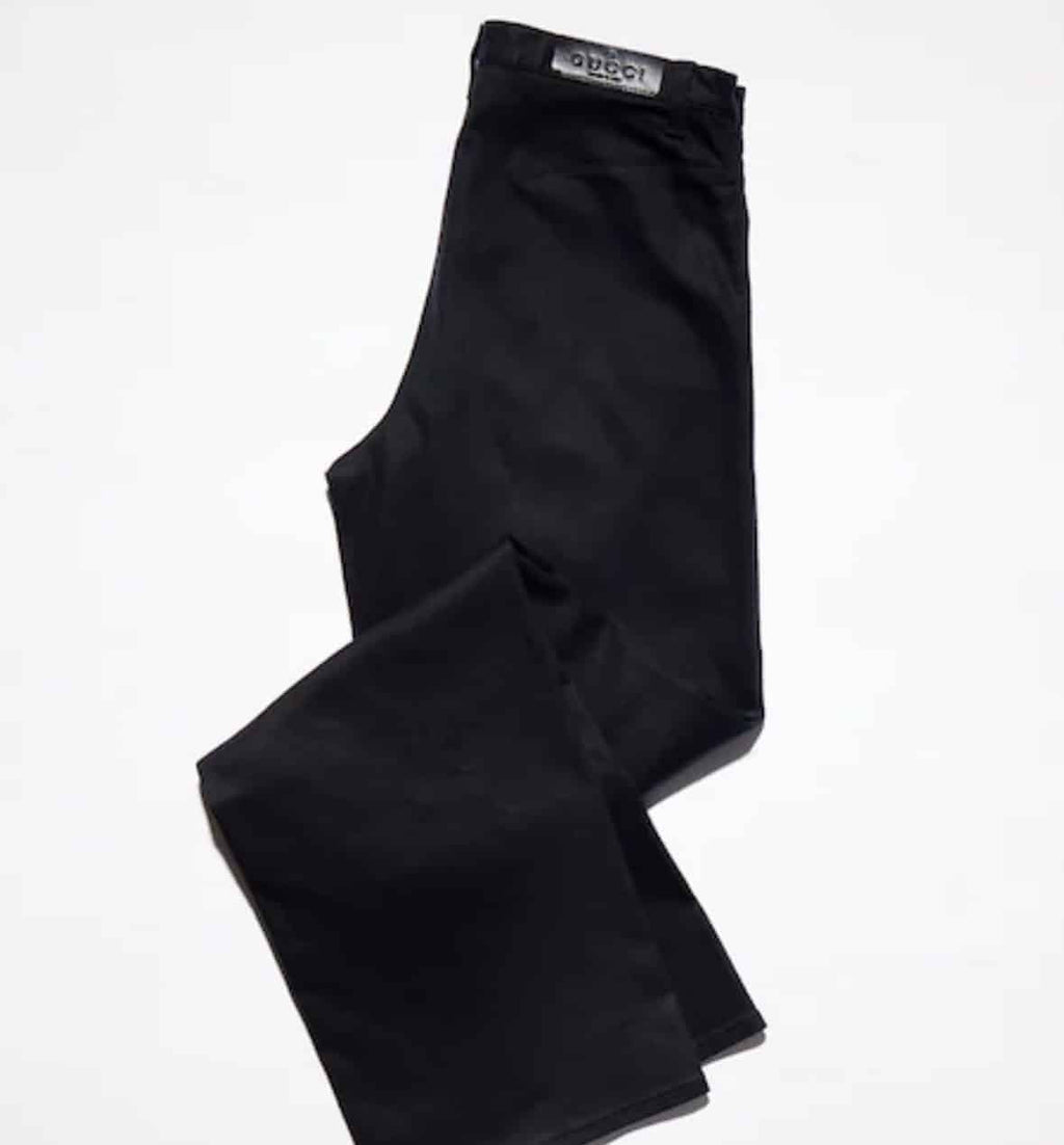 Cotton denim pants