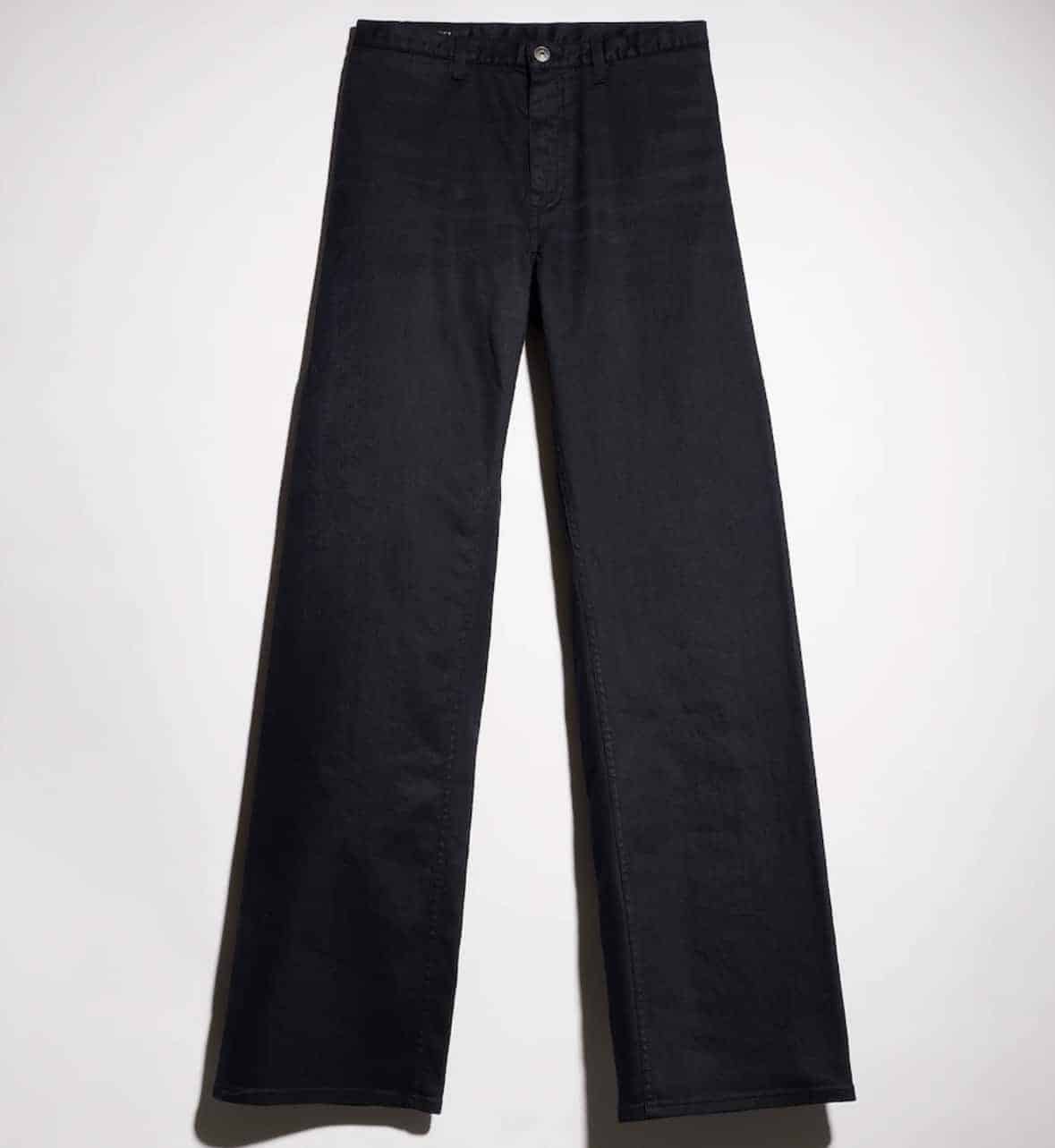 Cotton denim pants
