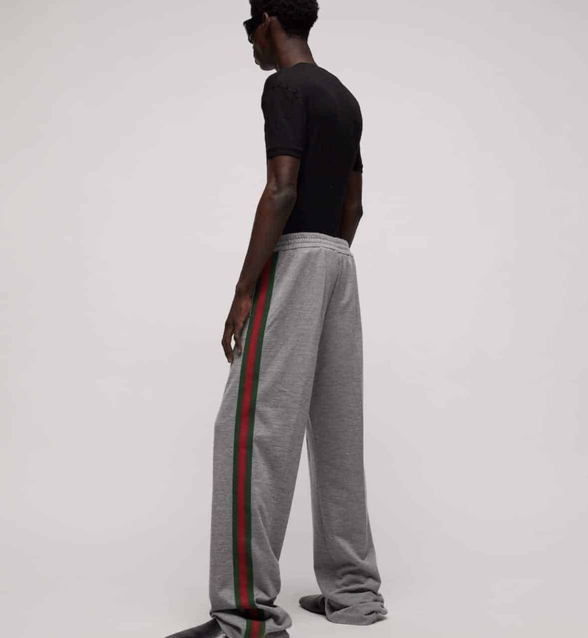 Cashmere jersey sportswear pants