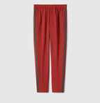 Stretch nylon sportswear pants with Web