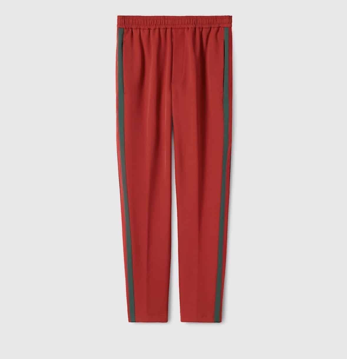 Stretch nylon sportswear pants with Web