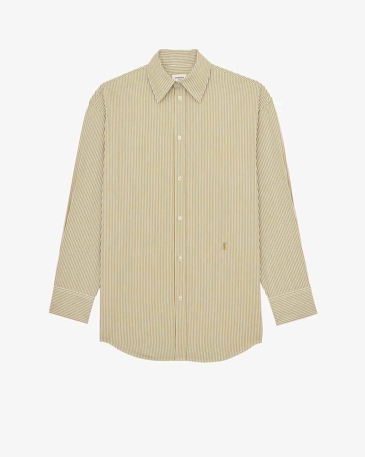 CASSANDRE SHIRT IN STRIPED COTTON POPLIN