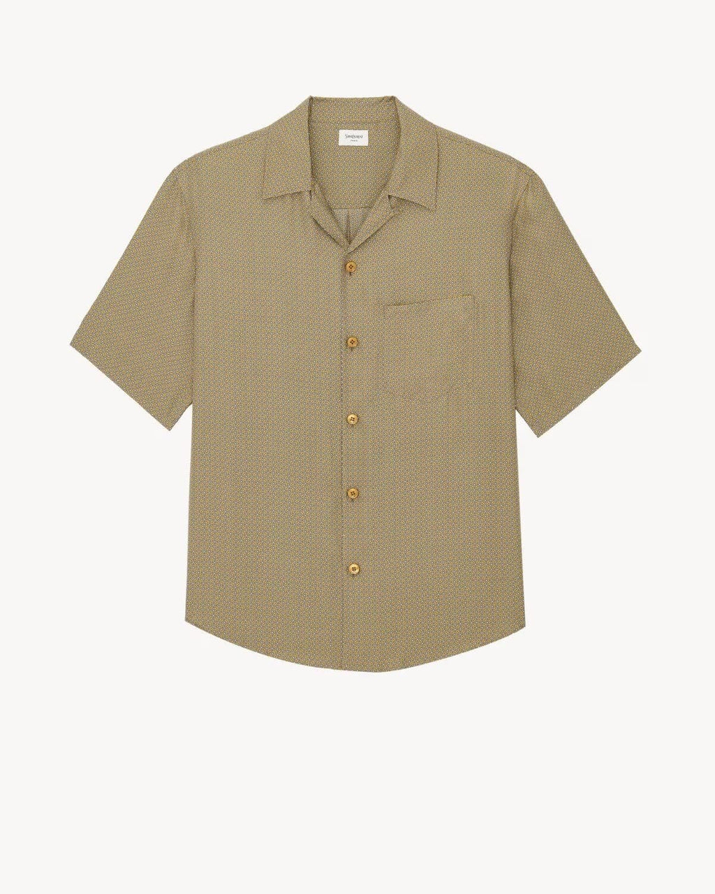 SHIRT IN GEOMETRIC SILK