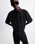 PAJAMA SHIRT IN COTTON POPLIN