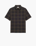 TARTAN SHIRT IN COTTON VOILE