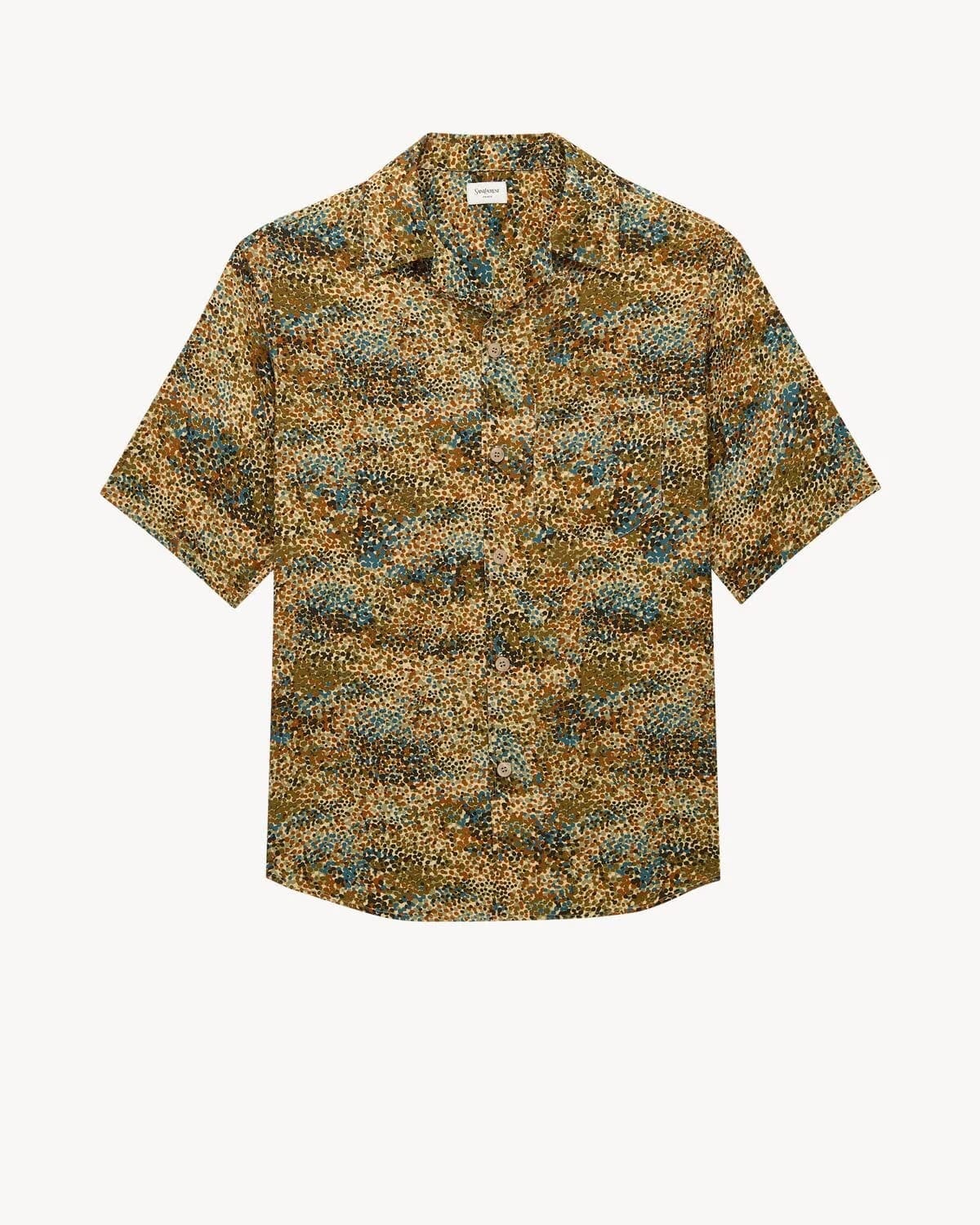 SHIRT IN CONFETTI VISCOSE