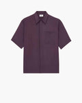PAJAMA SHIRT IN VISCOSE AND SILK