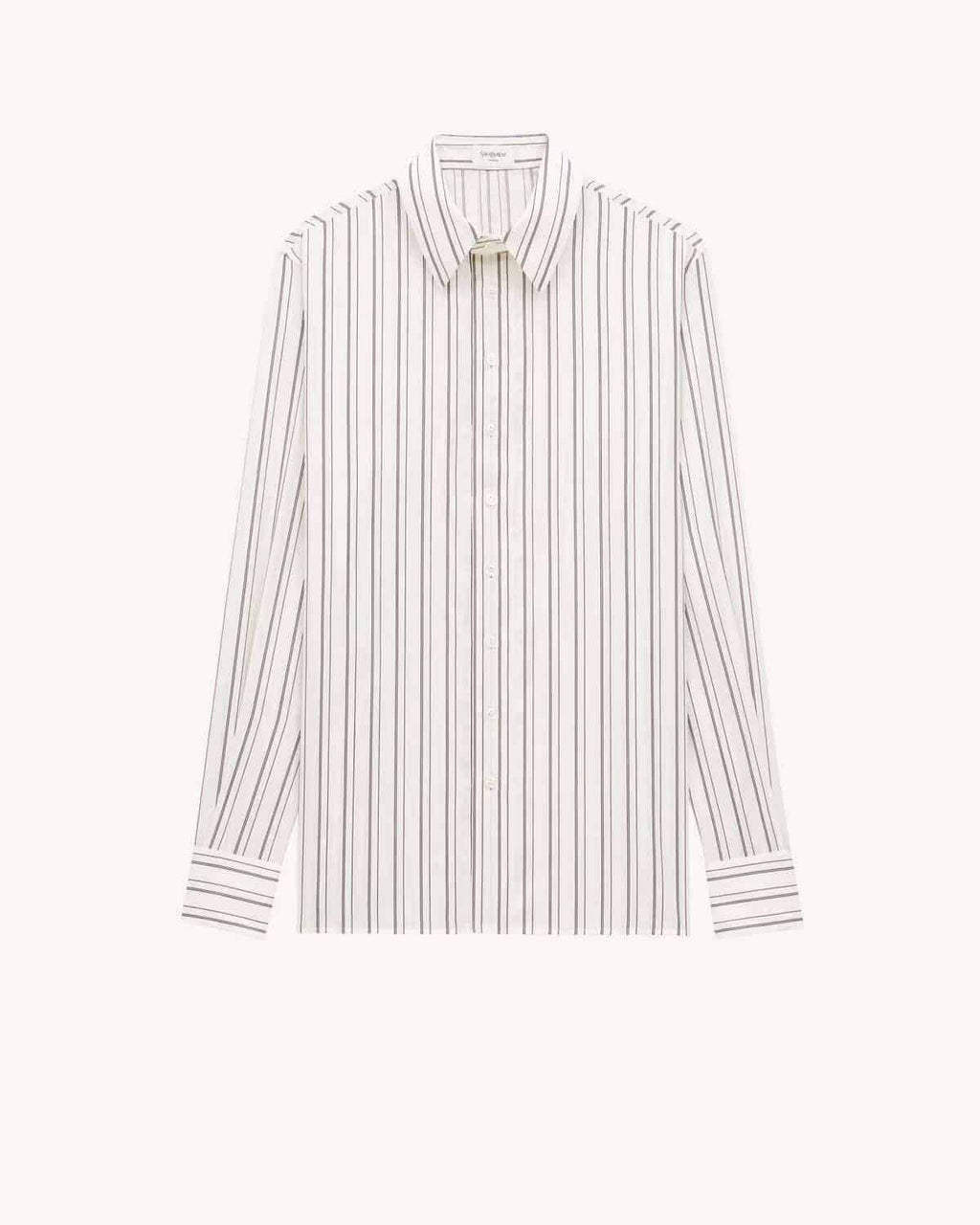 SHIRT IN STRIPED SILK