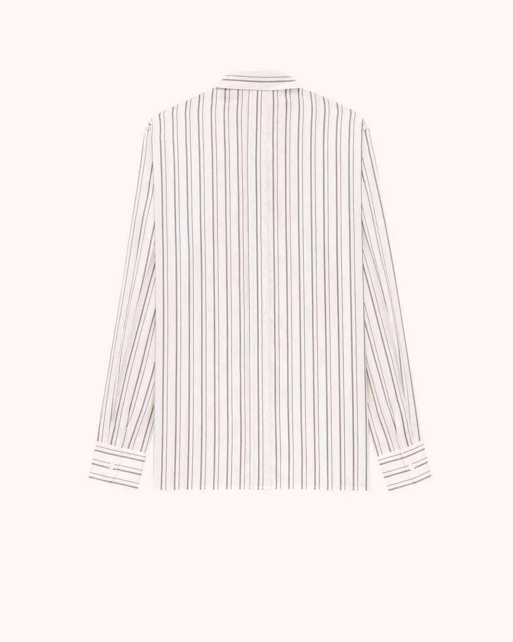 SHIRT IN STRIPED SILK