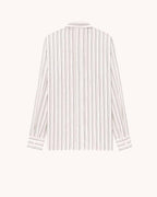 SHIRT IN STRIPED SILK