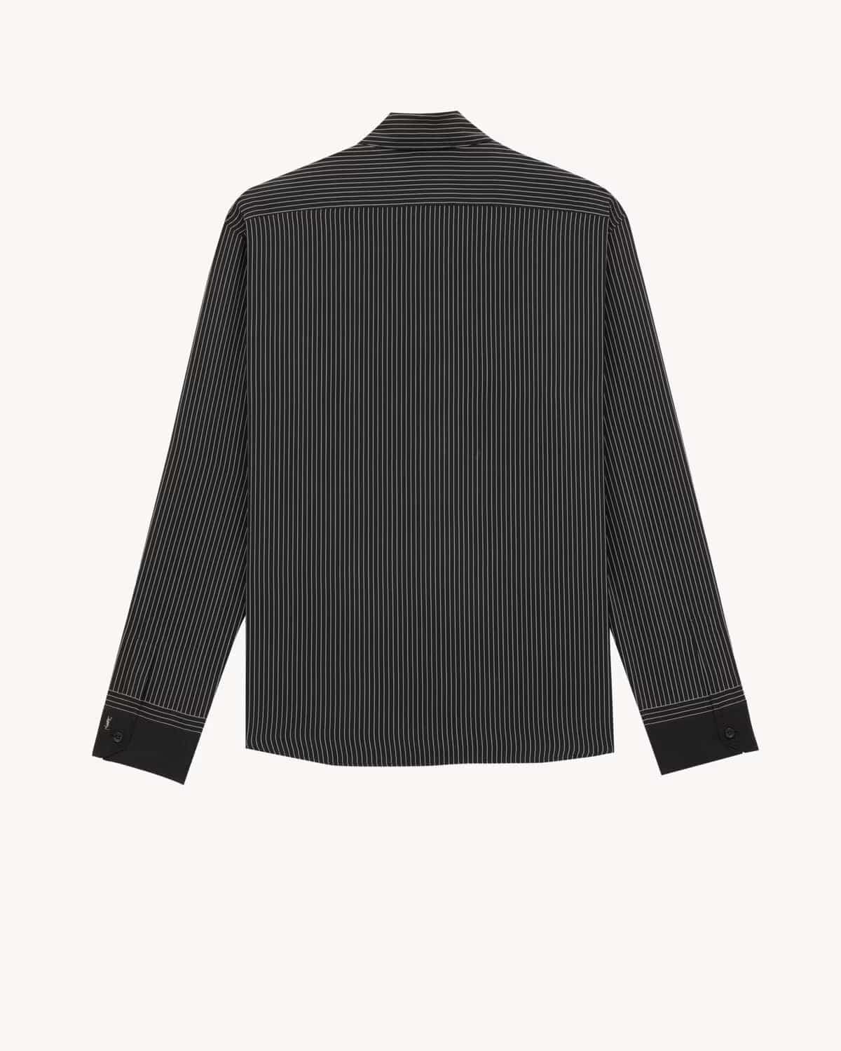 CASSANDRE SHIRT IN STRIPED SILK