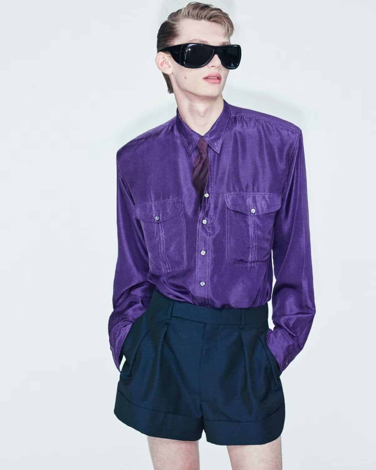 SHIRT IN SILK