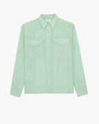 SHIRT IN VISCOSE AND SILK