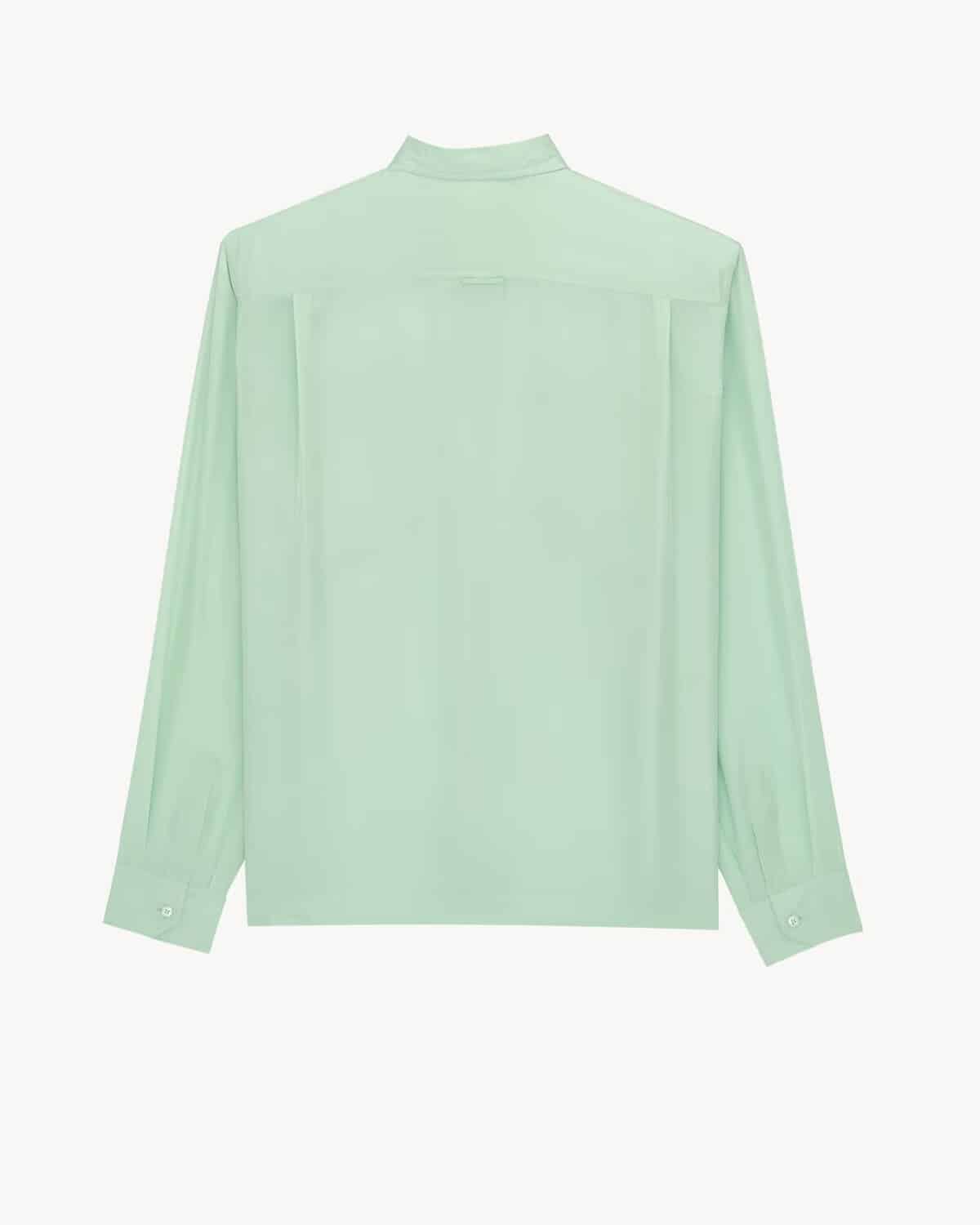 SHIRT IN VISCOSE AND SILK