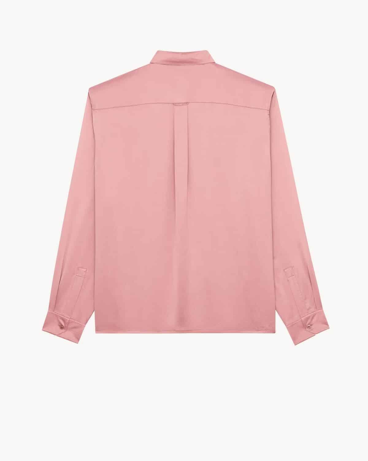 SHIRT IN SILK SATIN-BACK CREPE
