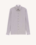 SHIRT IN STRIPED SILK