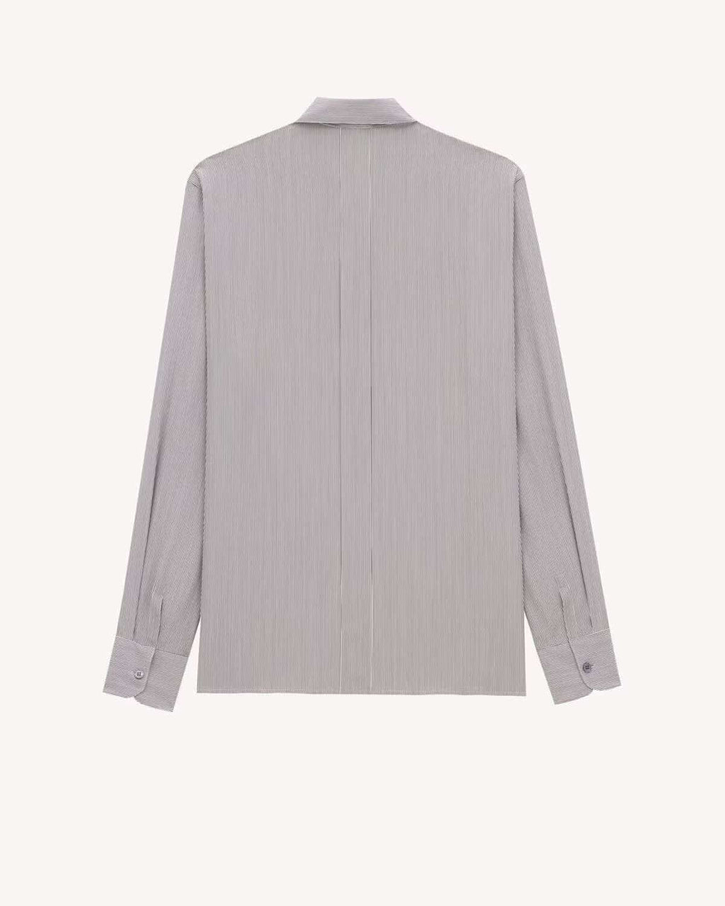 SHIRT IN STRIPED SILK
