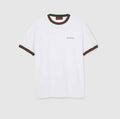 Cotton jersey T-shirt with embroidery