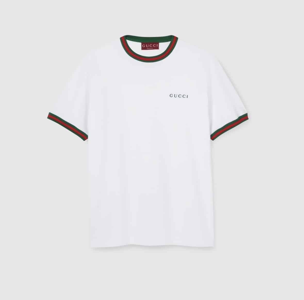 Cotton jersey T-shirt with embroidery