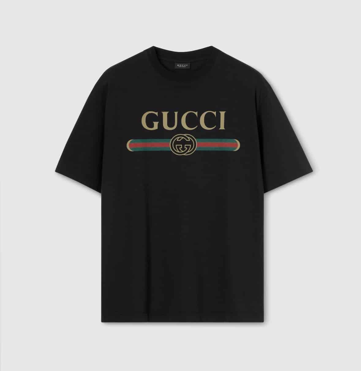 Silk blend jersey T-shirt with print