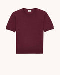 CREWNECK T-SHIRT IN CASHMERE, WOOL, AND SILK