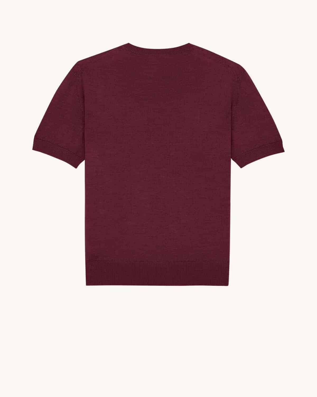 CREWNECK T-SHIRT IN CASHMERE, WOOL, AND SILK