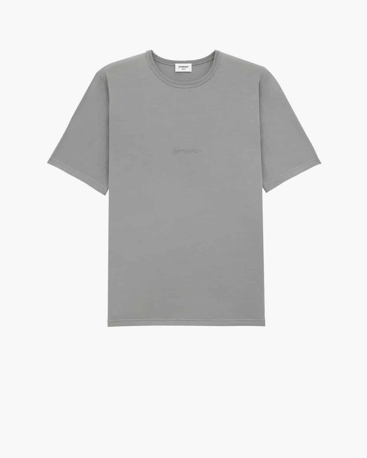 SAINT LAURENT T-SHIRT GRIS