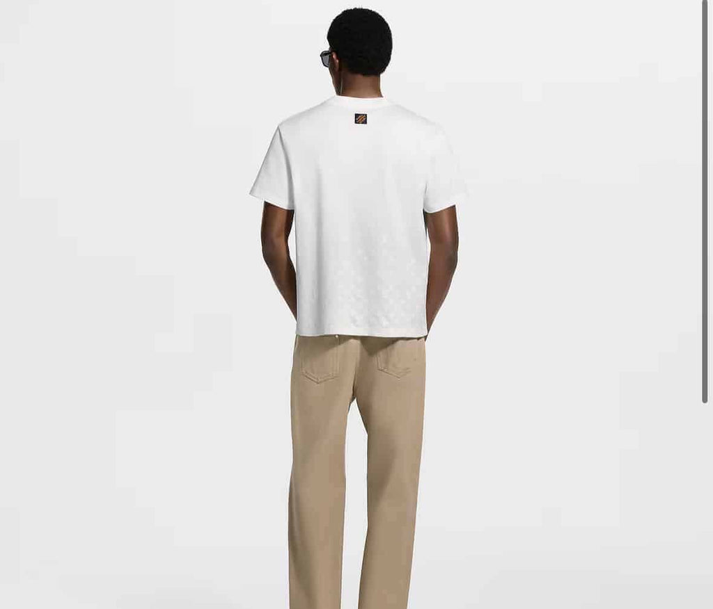 Flock Print Monogram Gradient T-Shirt