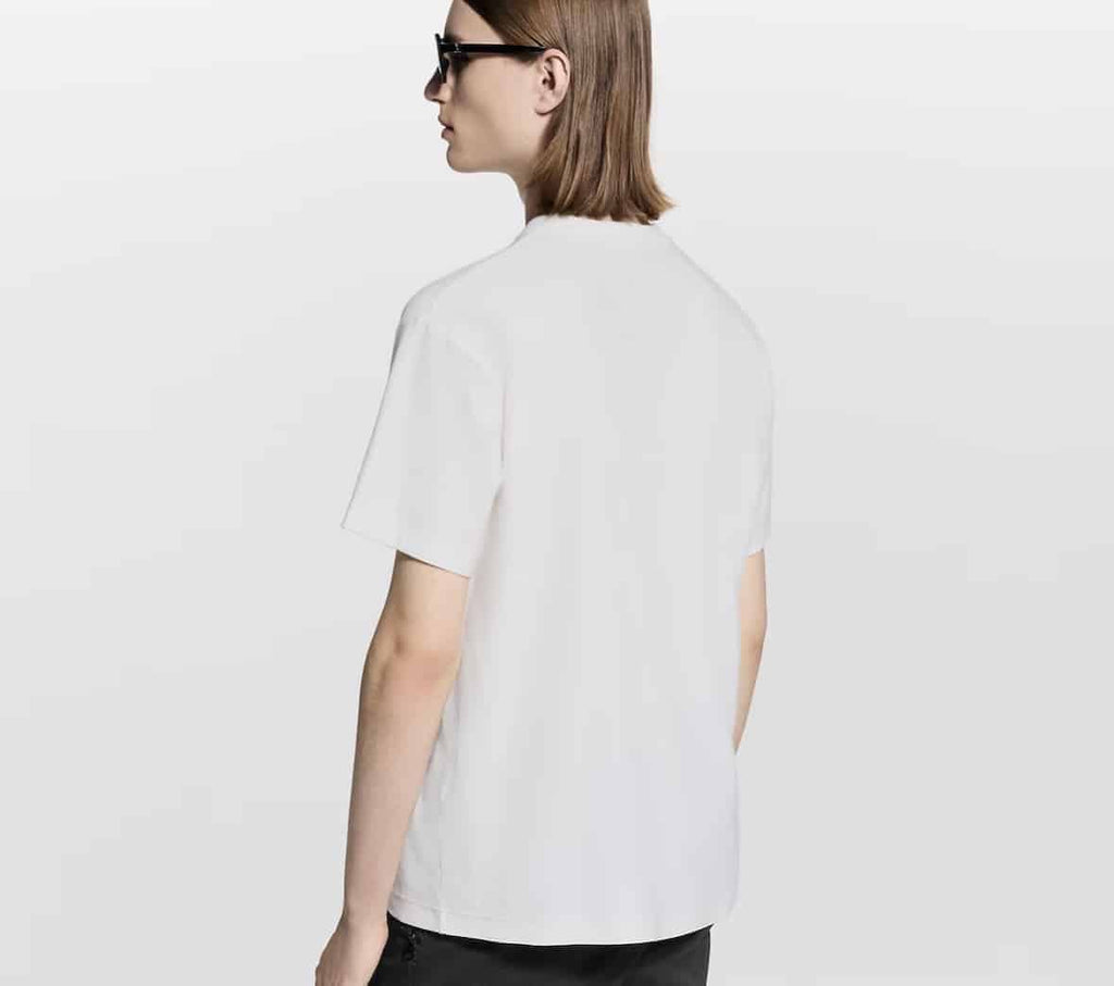Velvet Jacquard Short-Sleeved T-Shirt
