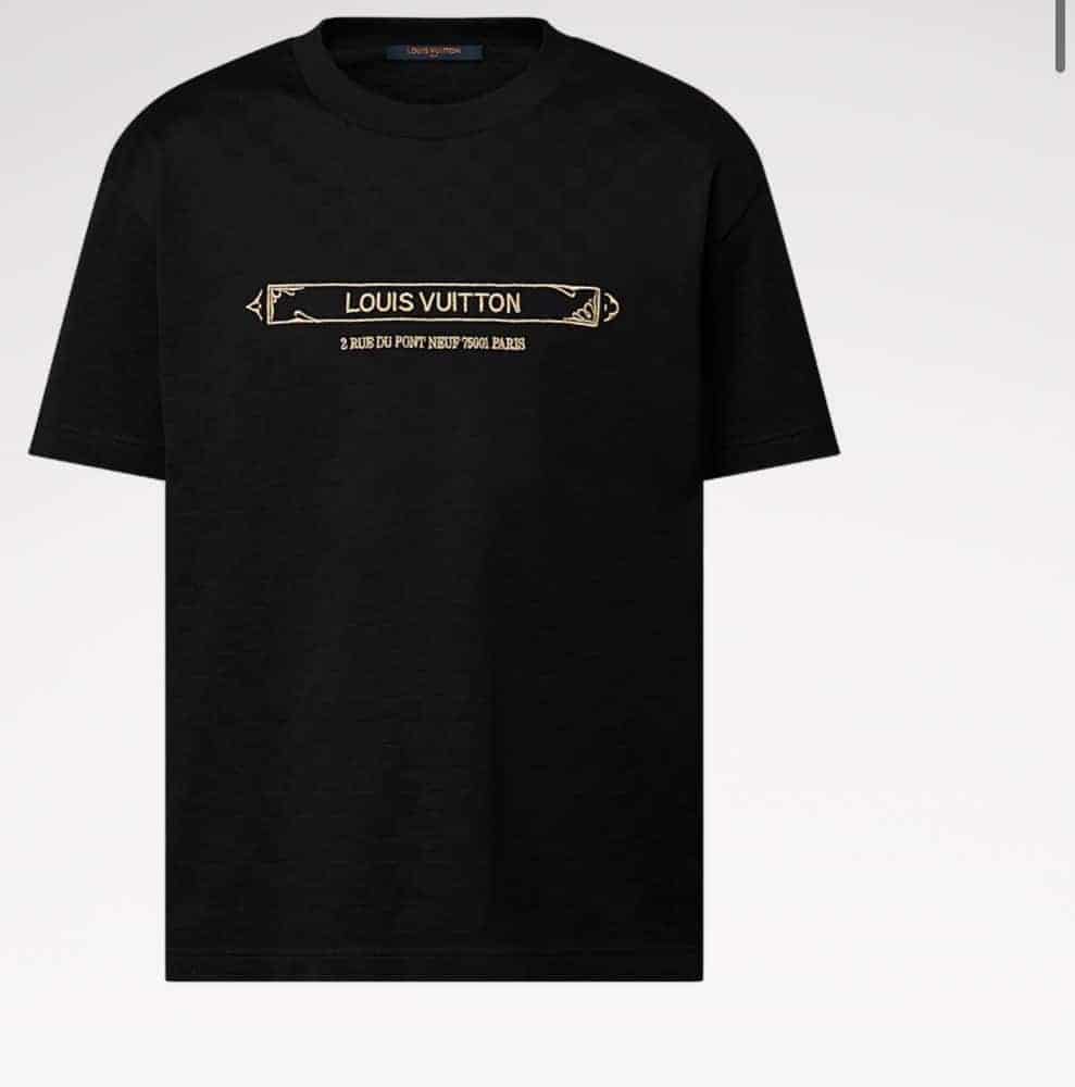 Embellished Damier Pique T-Shirt