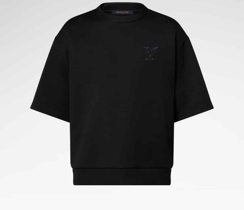 LV Embellished Jersey T-Shirt