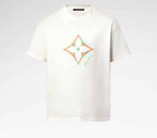 Monogram Flower 3D Gradient Print T-Shirt