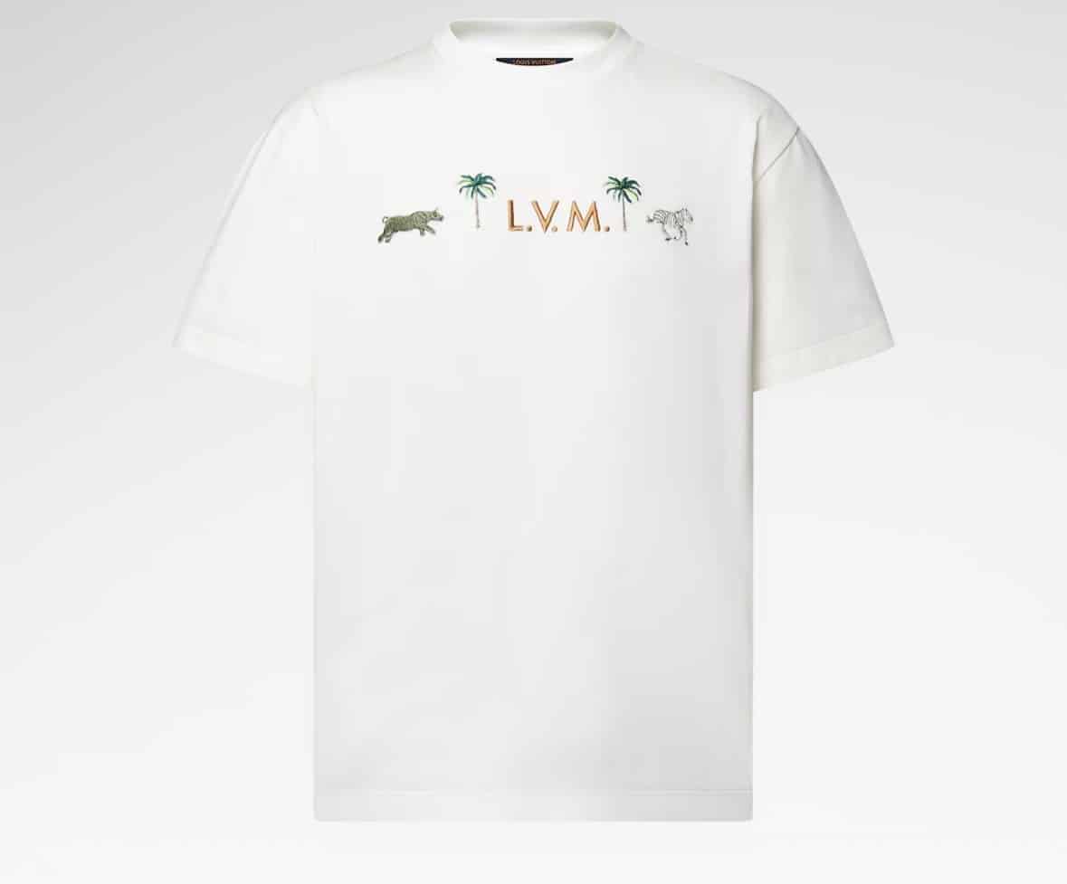 LV x The Darjeeling Limited Embroidered Short-Sleeved Crewneck