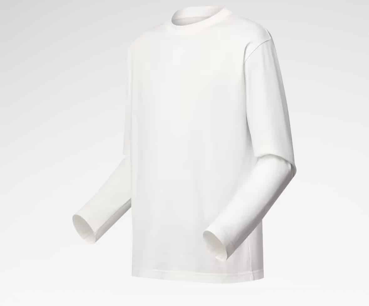 Embossed LV Long-Sleeved T-Shirt