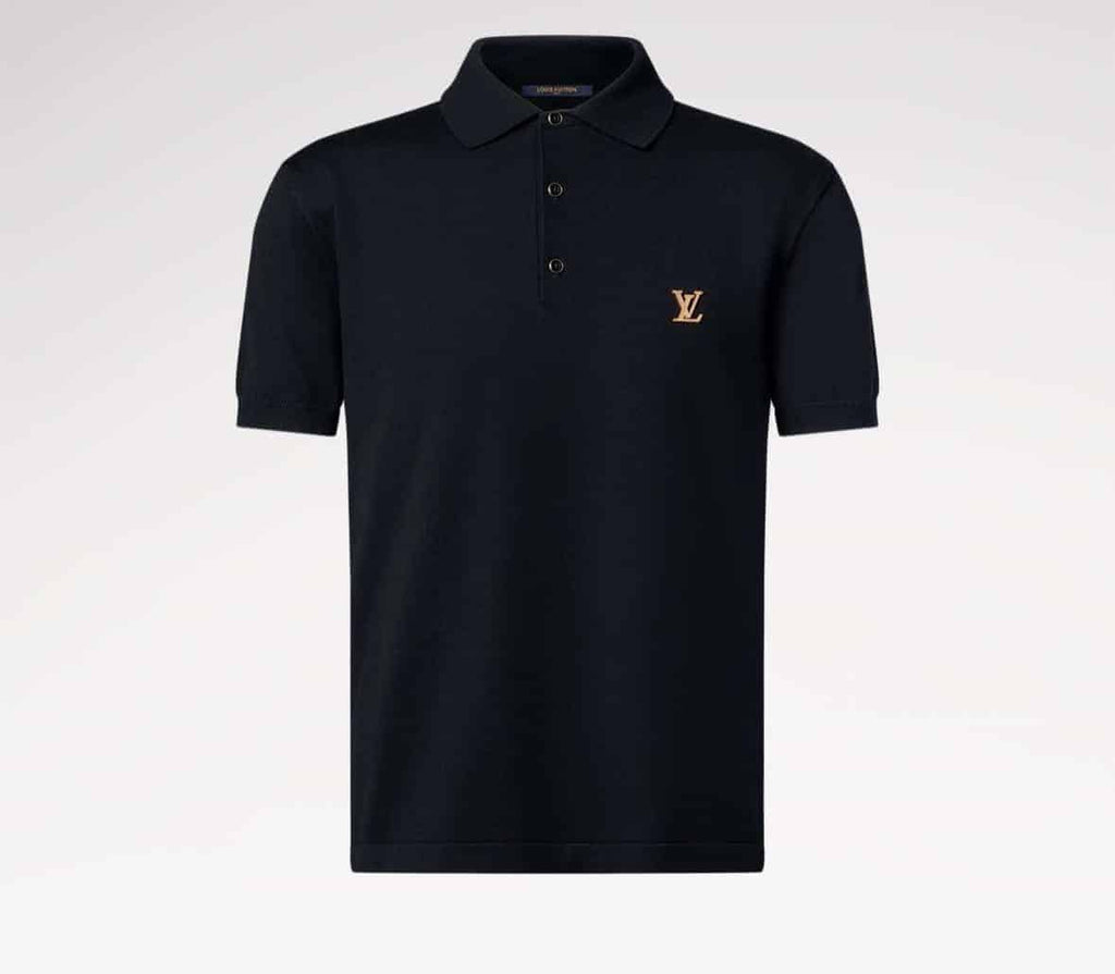 Short-Sleeved Polo Shirt With Signature