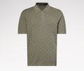 Monogram Pointelle Short-Sleeved Polo Shirt