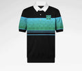 Iridescent Jacquard Short-Sleeved Polo