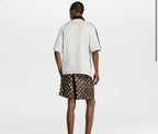 Bicolor Warm Up Short-Sleeved Shirt
