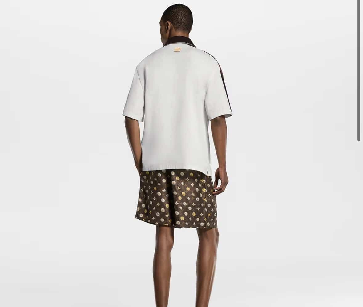 Bicolor Warm Up Short-Sleeved Shirt