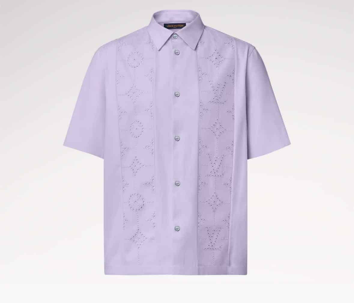 Embroidered Short-Sleeved Shirt