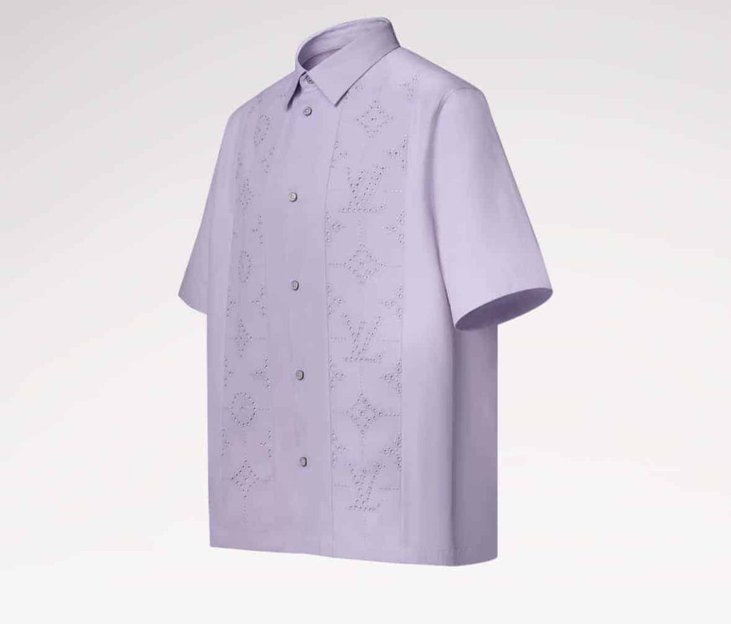 Embroidered Short-Sleeved Shirt