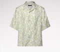 Short-Sleeved Printed Silk Shirt