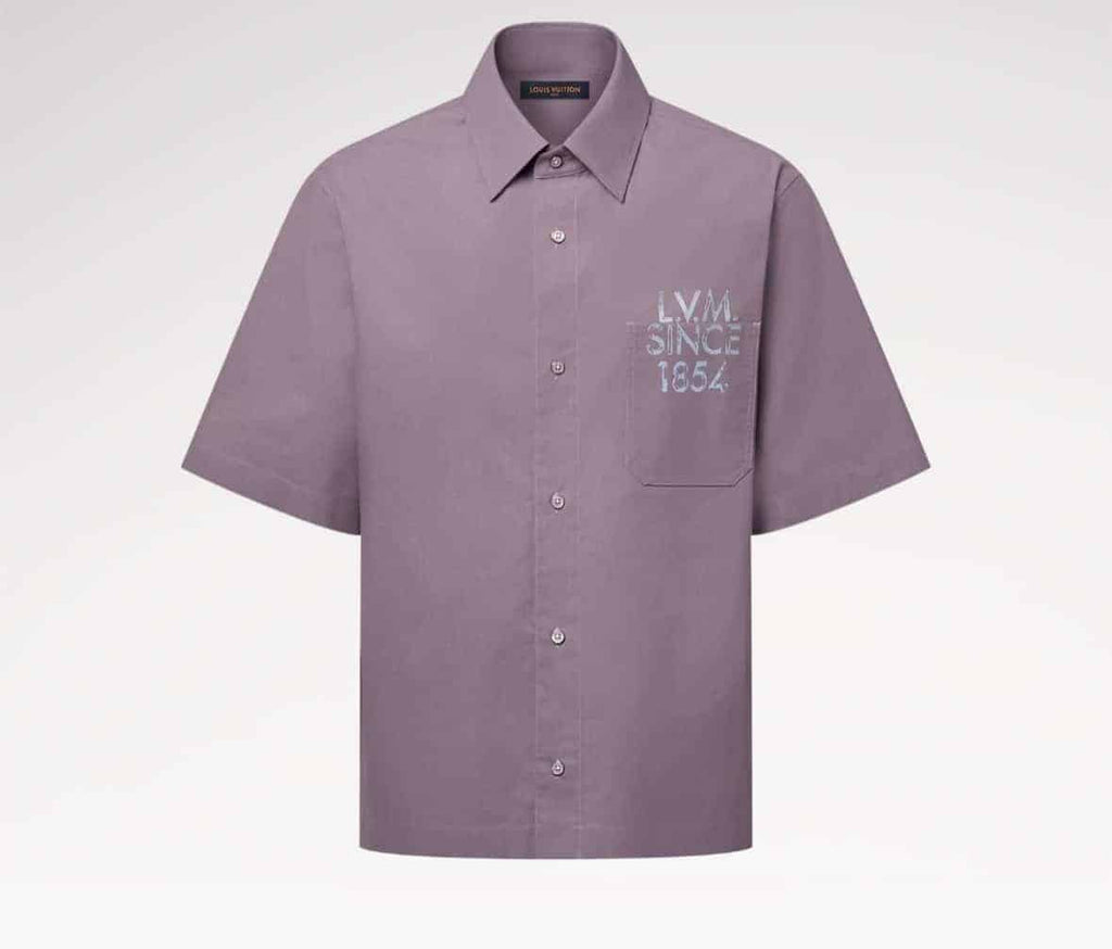 Printed Signature Short-Sleeved Shirt