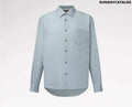Striped Long-Sleeved Silk-Blend Shirt