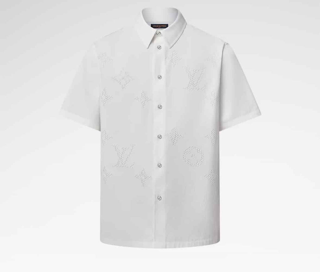 Monogram Printed Short-Sleeved Shirt