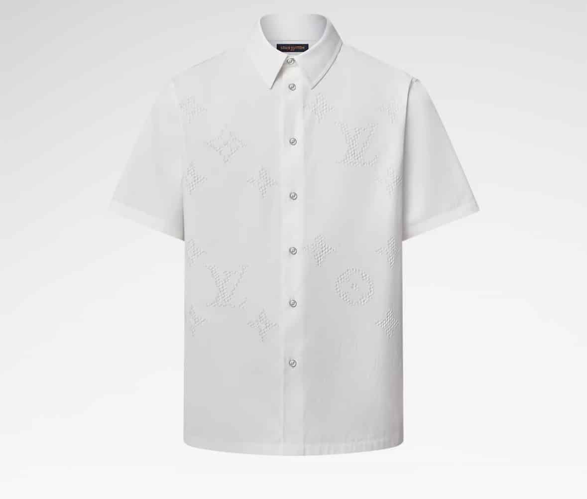 Monogram Printed Short-Sleeved Shirt