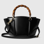 SMALL BAMBOO TOP HANDLE TOTE BAG