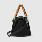SMALL BAMBOO TOP HANDLE TOTE BAG
